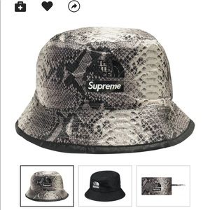 Supreme The North Face Snakeskin Reversible Crusher Hat